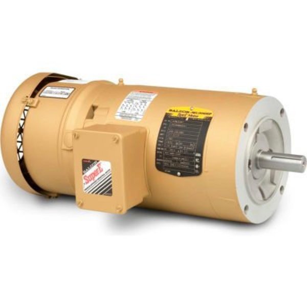 Baldor-Reliance Baldor-Reliance Motor VEBM3546T, 1HP, 1765RPM, 3PH, 60HZ, 143TC, 3524M, TEFC, F1 VEBM3546T